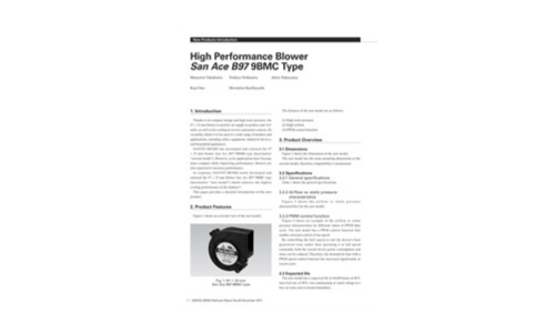 Hochleistungsgebläser San Ace B97 9BMC Typ