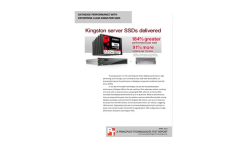 Kingston Server SSDs geliefert