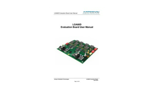 LGA80D Evaluation Board Benutzerhandbuch