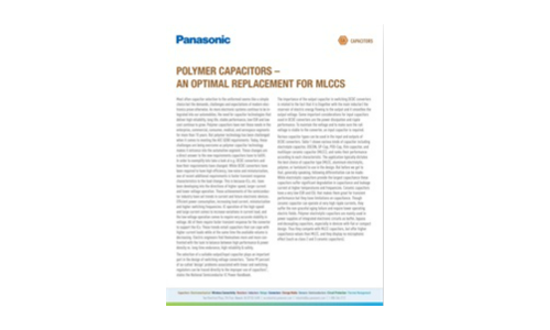 Polymerkondensatoren - ein optimaler Ersatz für MLCCs