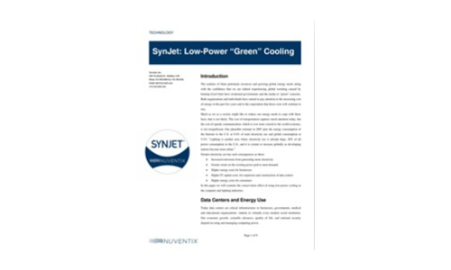 Synjet: Low-Power-Kühlung „grün“