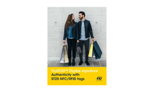 Trust25 Digital Signatur Authentizität mit ST25 NFC/RFID -Tags