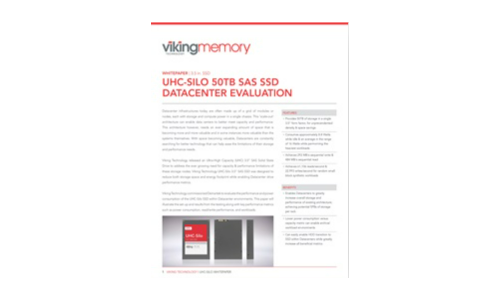 UHC-SILO 50TB SAS SSD Datacenter Evaluation